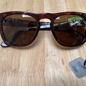NEW Persol Elio Sunglasses Po3333s 51mm 24/57 Havana/Brown Polarized NWT